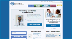 Desktop Screenshot of abim.org