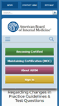 Mobile Screenshot of abim.org