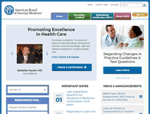 Tablet Screenshot of abim.org